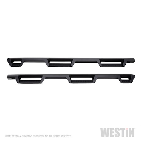 Westin Automotive 19-C RAM 1500 QUAD CAB(6.5FT BED)TEXTURED BLACK HDX DROP W2W NERF STEP BARS 56-534735